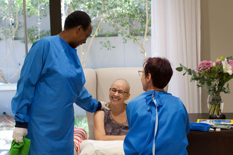 Patient support - Room for chemo treatment